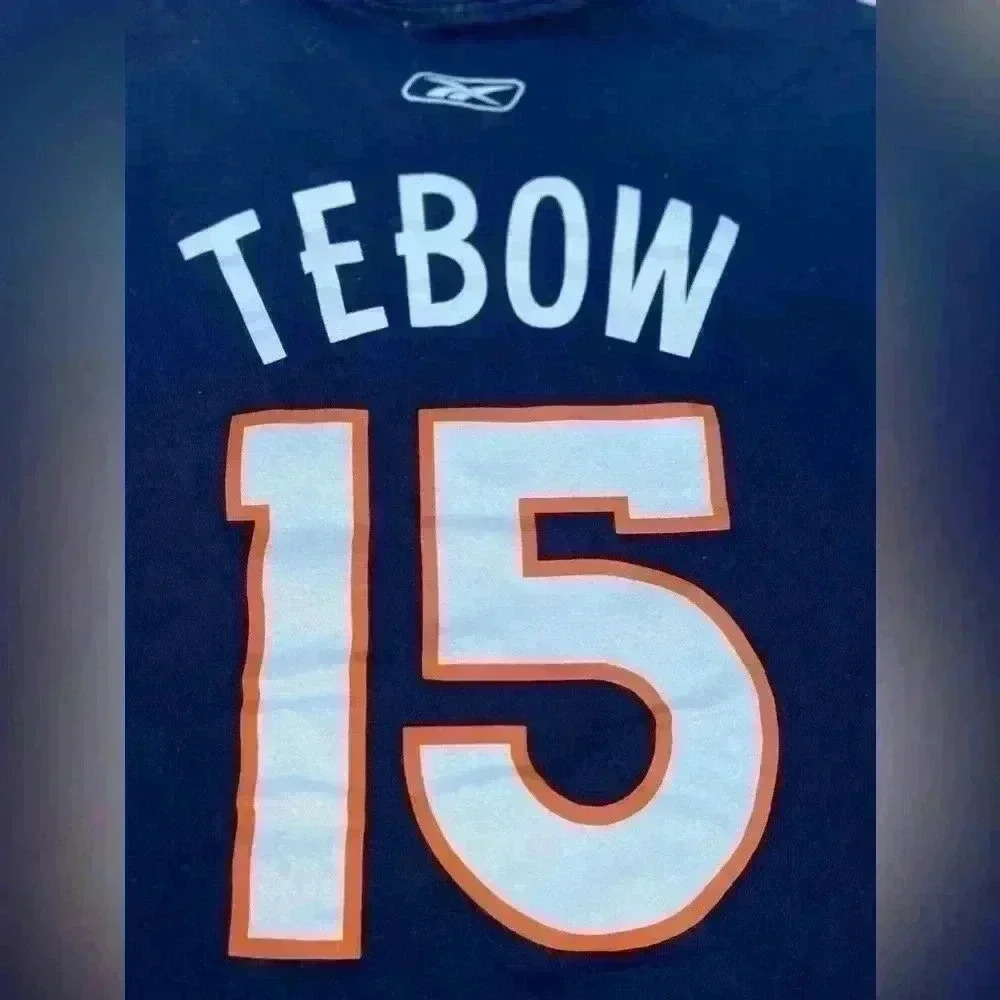 Bronco Reebok Tshirt Time Tebow